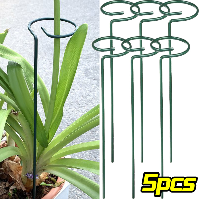 Plant Support Stake - 1/10 adet Bahçe Desteği Kazık Halkası