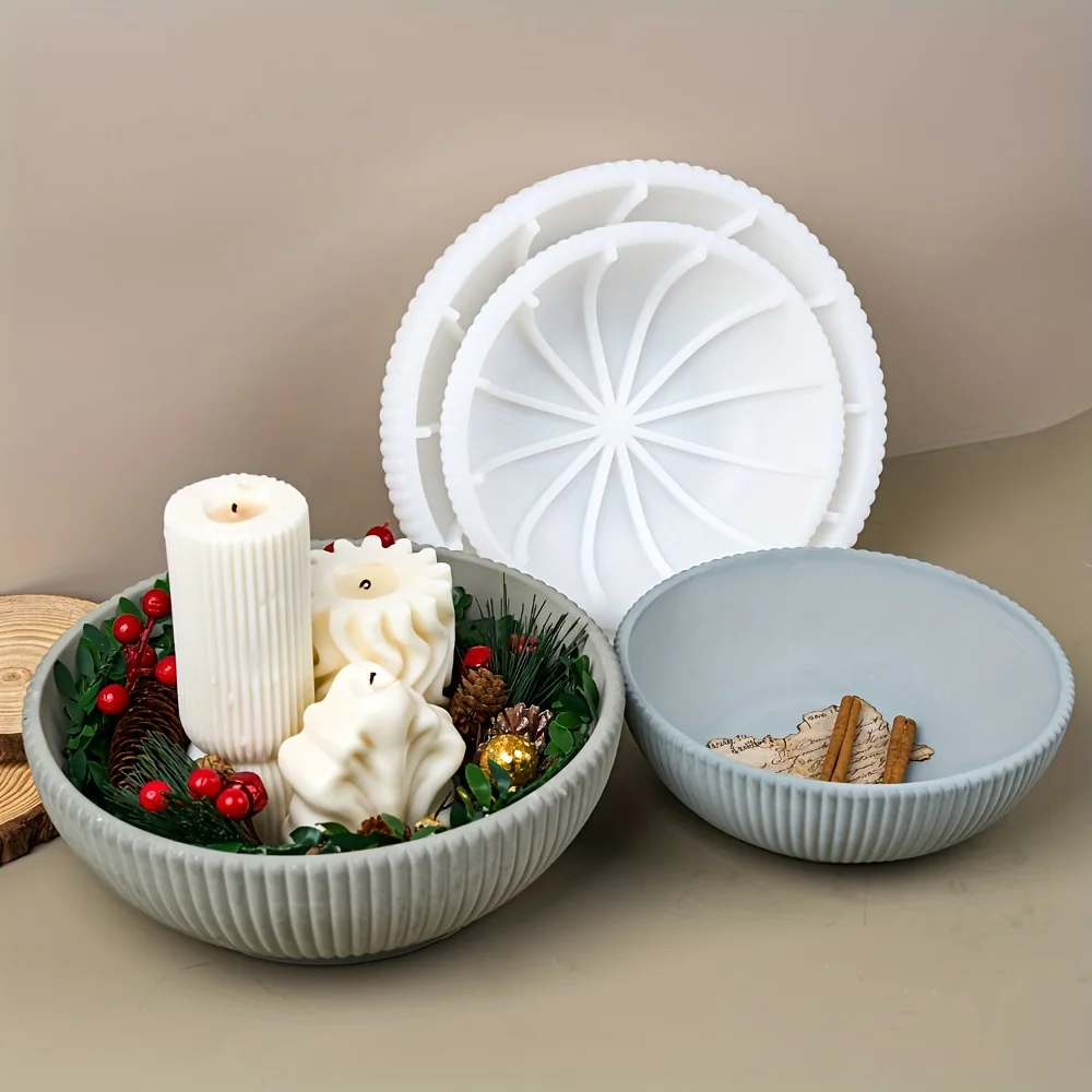 Succulent Set - Epoksi için 1 Halka Silikon Kalıp,
