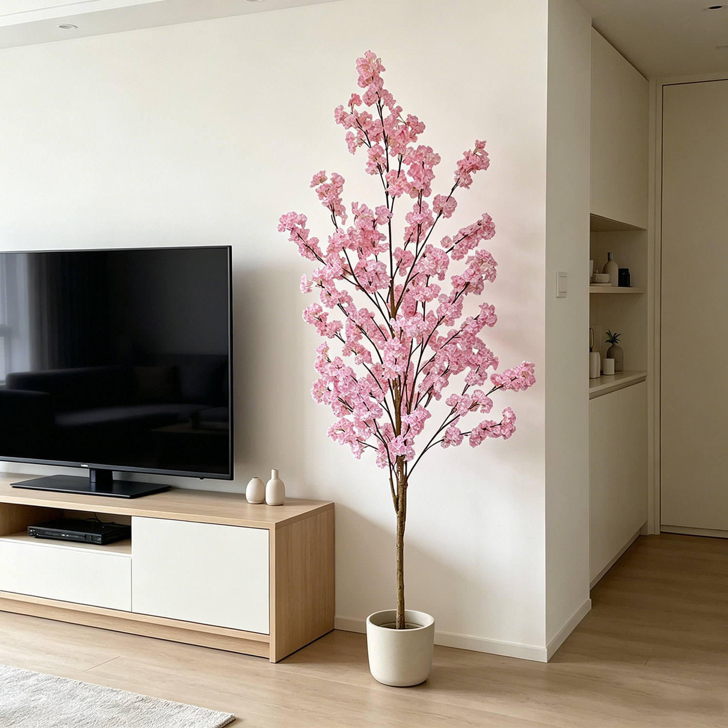 Snake Plant - 100-220cm Yapay Kiraz Çiçeği Ağacı Sakura