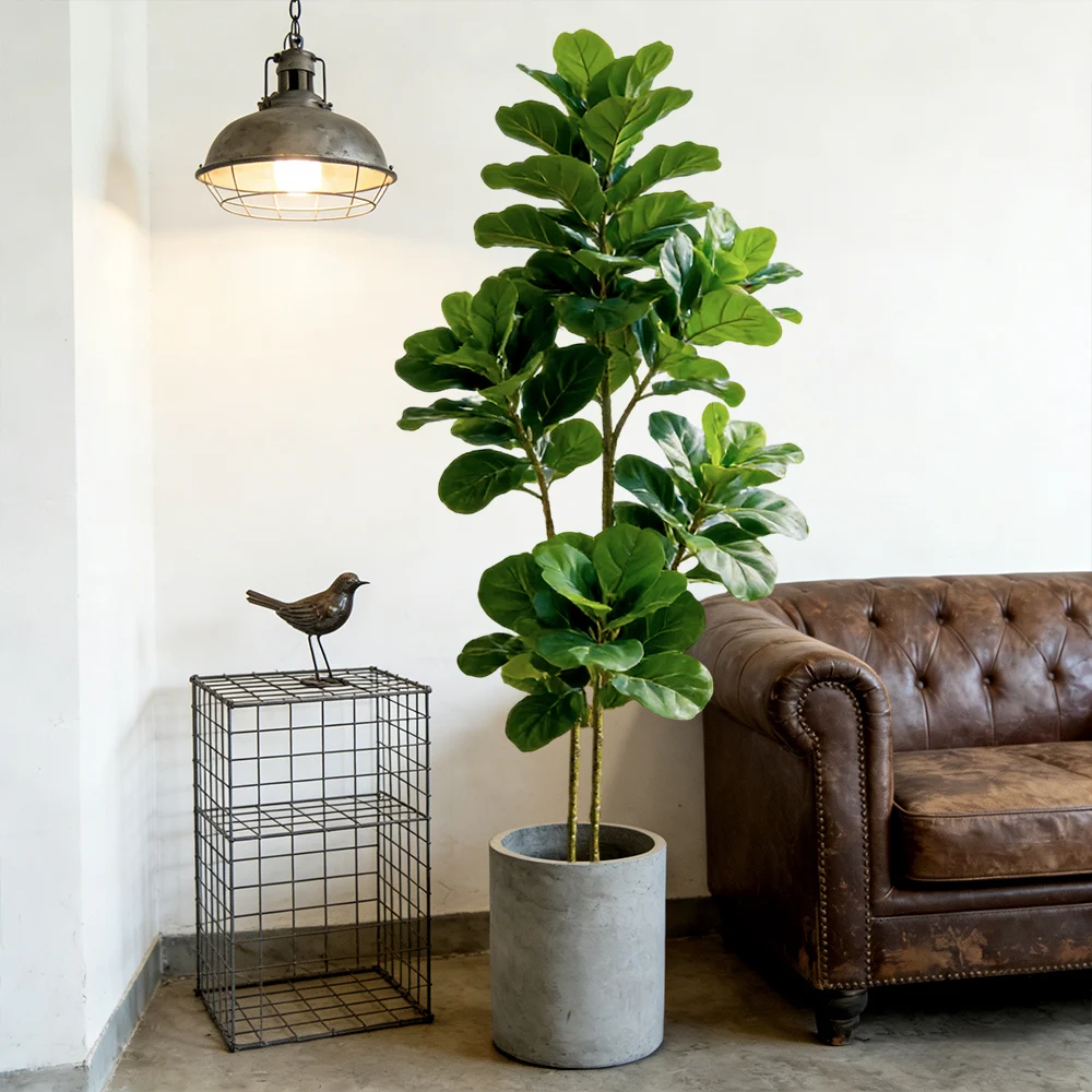 64/122cm Yapay Fiddle Fig Ağac - Fiddle Leaf Fig incelemesi ve fiyatı