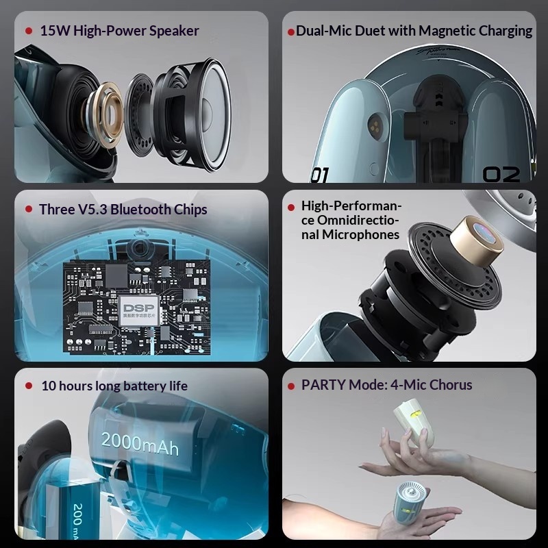SONGX Ses Çift Mikrofonlu Düet - Monstera incelemesi ve fiyatı